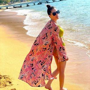 Beautiful kimono/ swimsuit coverup